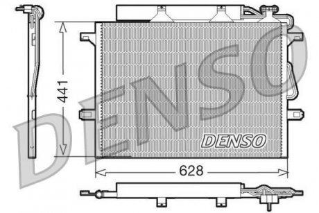 РАДИАТОР КОНДИЦИОНЕРА В СБОРЕ DENSO DCN17018 (фото 1)