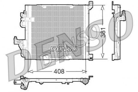 Конденсер кондиціонера DENSO DCN20012 (фото 1)