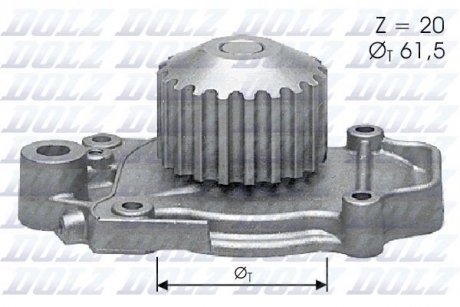 Водяной насос DOLZ H118 (фото 1)