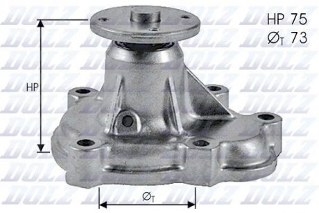 Водяной насос DOLZ O143 (фото 1)