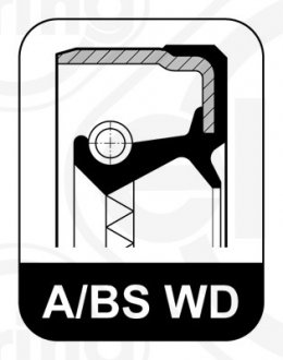 Сальник КПП, VAG B1BASLDRW 60X74X8 ACM (вир-во) ELRING 454.820 (фото 1)