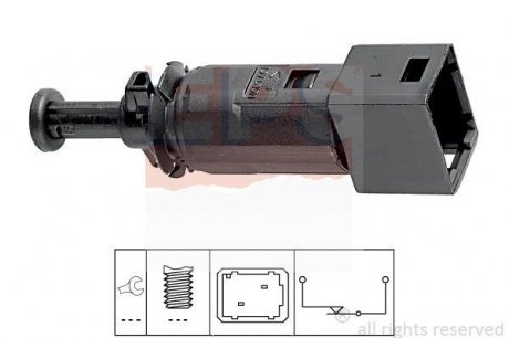 Датчик педалі гальма Renault Trafic/Master/Kangoo 97- (2 конт) EPS 1 810 148