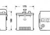 Акумуляторна батарея 68Ah/650A (277x175x190/+L/B1+B12) Premium EXIDE EA681 (фото 2)