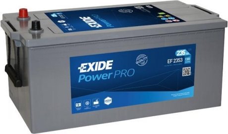 АКБ 6СТ-235 Тип3 Euro (пт 1300) POWER PRO EXIDE EF2353 (фото 1)