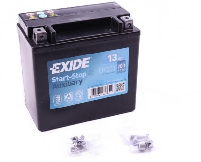 Аккумулятор START-STOP AUXILIARY 12V 13AH 20 EXIDE EK131 (фото 1)