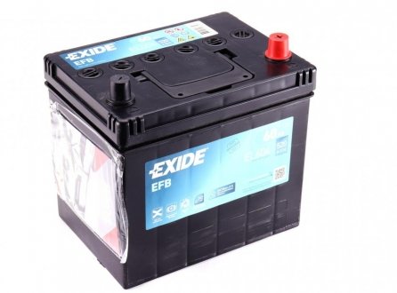 Акумулятор 60Ah-12v START-STOP EFB (230х173х222), R, EN520 Азія EXIDE EL604 (фото 1)