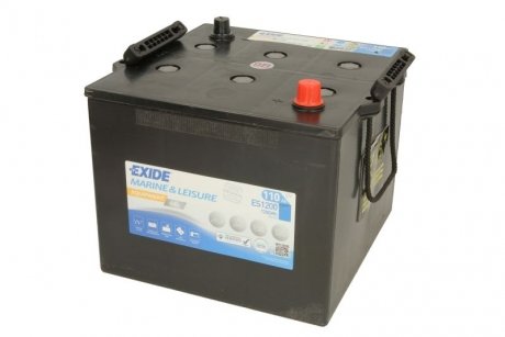 Аккумулятор 110Ah(1200wh)-12v EQUIPMENT GEL (286х269х230),клеммы по диагонали,EN760 гелевый EXIDE ES1200 (фото 1)