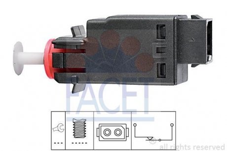 Датчик стоп-сигнала BMW E30/E36/E28/E34/E32/E24 FACET 7.1058 (фото 1)