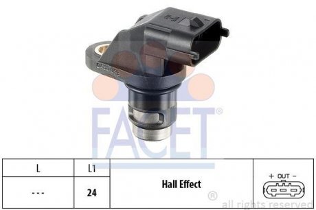 1 953 438 Датчик положения распредвала FACET 9.0438