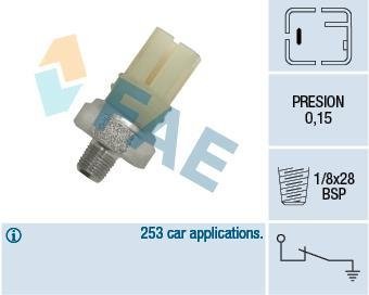 Датчик тиску оливи Renault Espase IV 3.5 V6 02- FAE 12420 (фото 1)