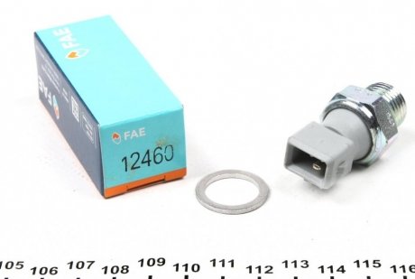 Датчик тиску оливи Citroen Jumper/Peugeot Partner 1.8/1.9/2.0/2.5TDi 94- (0.5 bar) (серый) FAE 12460 (фото 1)