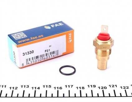 Датчик температури охолоджуючої рідини Toyota Corolla/Land Cruiser 1.8-3.0/4.2TD 87-03 (M16x1.5) FAE 31330 (фото 1)