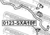 Тяга / Стойка стабілізатора FEBEST 0123-SXA10F (фото 2)