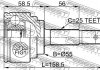 ШРУС зовн. NISSAN ALMERA FEBEST 0210-N16 (фото 2)