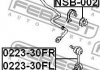 Тяга / Стойка стабілізатора FEBEST 0223-30FL (фото 2)