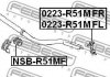 Тяга / Стійка стабілізатора FEBEST 0223-R51MFR (фото 2)
