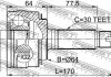 ШРУС FEBEST 0310-PL (фото 2)