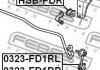 Тяга / Стойка стабілізатора FEBEST 0323-FD1RR (фото 2)