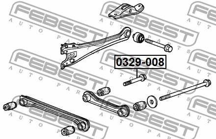 Болт FEBEST 0329-008 (фото 1)