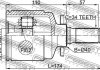 ШРУС внутренний левый Chevrolet Lacetti/ Epica FEBEST 1011-EVATLH (фото 2)