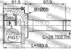 ШРУС FEBEST 2210-SP (фото 2)