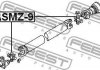 КРЕСТОВИНА КАРДАНОГО ВАЛУ MAZDA, KIA, FORD 26.5x48x71 FEBEST ASMZ-9 (фото 2)