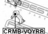 Сайлентблок підвіски FEBEST CRMB-VOYRR (фото 2)