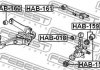 Сайлентблок важеля HONDA FR-V, INTEGRA 02 зад. міст верх (Вир-во) FEBEST HAB-161 (фото 2)