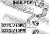 Втулка стабілізатора FEBEST HSB-FDF (фото 2)