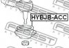 Пильовик рульового наконечника FEBEST HYBJB-ACC (фото 2)