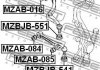 Пильовик кульової опори FEBEST MZBJB-551 (фото 2)