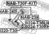 Сайлентблок підвіски FEBEST NAB-T30F-KIT (фото 2)