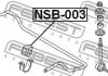 Втулка стабілізатора FEBEST NSB-003 (фото 2)