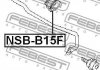 Втулка стабілізатора FEBEST NSB-B15F (фото 2)