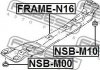 Втулка підрамника FEBEST NSB-M10 (фото 2)