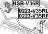 Втулка стабілізатора FEBEST NSB-V36R (фото 2)