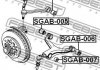 САЙЛЕНБЛОК ПЕРЕДНЕГО НИЖНЕГО Рычага (SSANG YONG REXTON II 2006-) FEBEST SGAB-007 (фото 2)