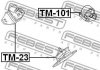 ПОДУШКА ДВИГУНА ПЕРЕДНЯ TOYOTA HIACE FEBEST TM-23 (фото 2)