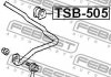 Втулка стабілізатора FEBEST TSB-505 (фото 2)