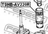 Пильовик амортизатора FEBEST TSHB-AV220R (фото 2)