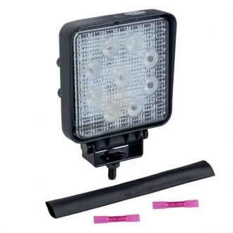 Фара LED квадратна 27W, 2200lm, 108x135x72мм, вузький промінь 9-32V FEBI BILSTEIN 104003 (фото 1)