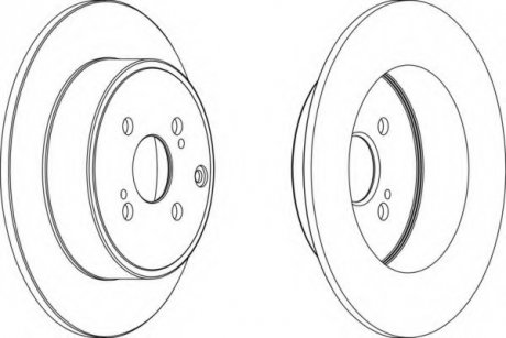 Гальмівний диск FERODO DDF1421