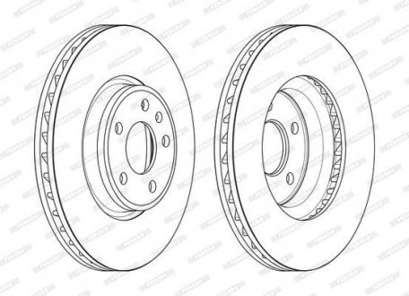 Диск гальмівний FERODO DDF2596C-1 (фото 1)