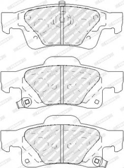 Колодки гальмівні дискові FERODO FDB4819 (фото 1)