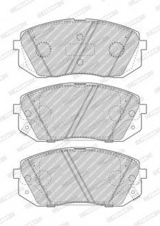 Колодки гальмівні дискові (комплект 4 шт) FERODO FDB5039 (фото 1)