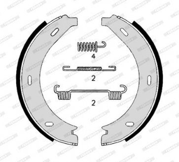 Колодки гальмівні барабанные FERODO FSB4306 (фото 1)