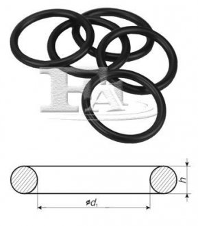 Кольцо гумове Fischer Automotive One (FA1) 004.110.100 (фото 1)