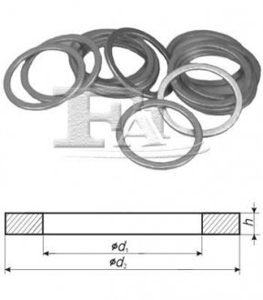 Кольцо металеве Fischer Automotive One (FA1) 067.810.100 (фото 1)