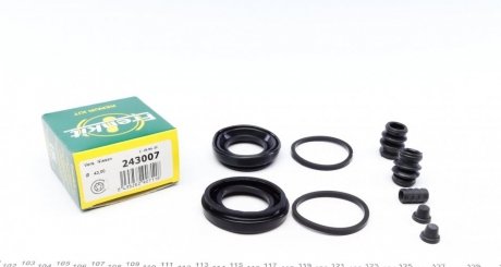 Ремкомплект супорта (переднього) Mazda BT-50/Subaru Forester 02- (d=43mm) (Nissan/Tokico) FRENKIT 243007 (фото 1)