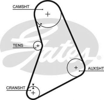 Ремень зубч. ГРМ Z = 119 (Вир-во) Gates 5068